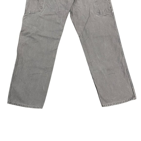 Dickies Carpenter Pants Gray Mens 36X34 Duck Canvas Workwear Normcore Rugged - Picture 14 of 15